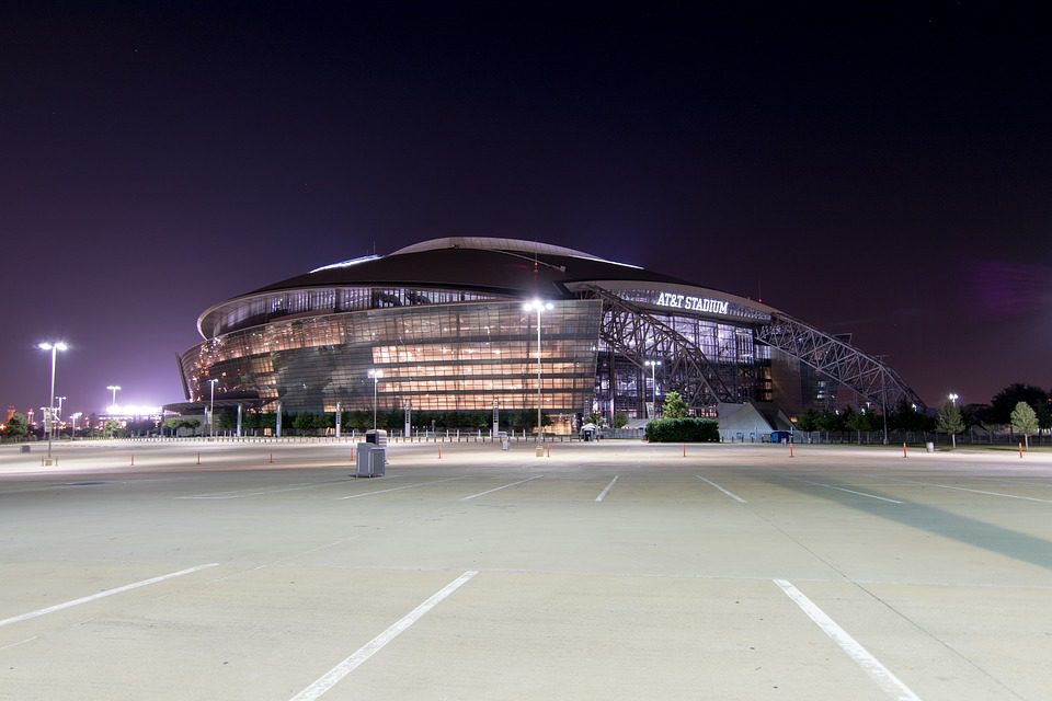 security film dallas sports stadium