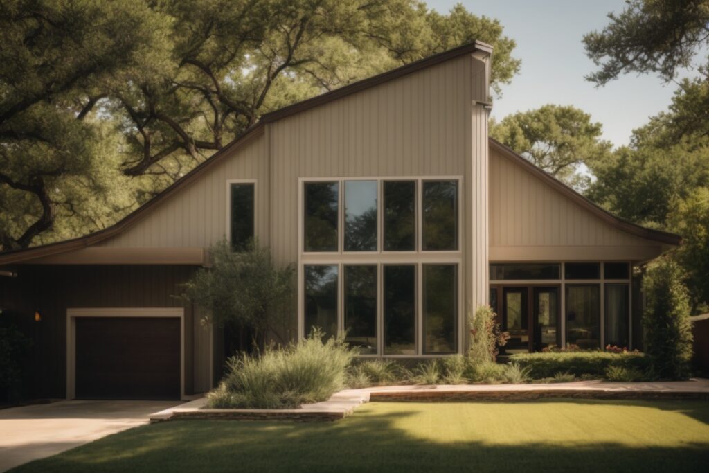 Dallas home with tinted windows reducing harsh sunlight and heat
